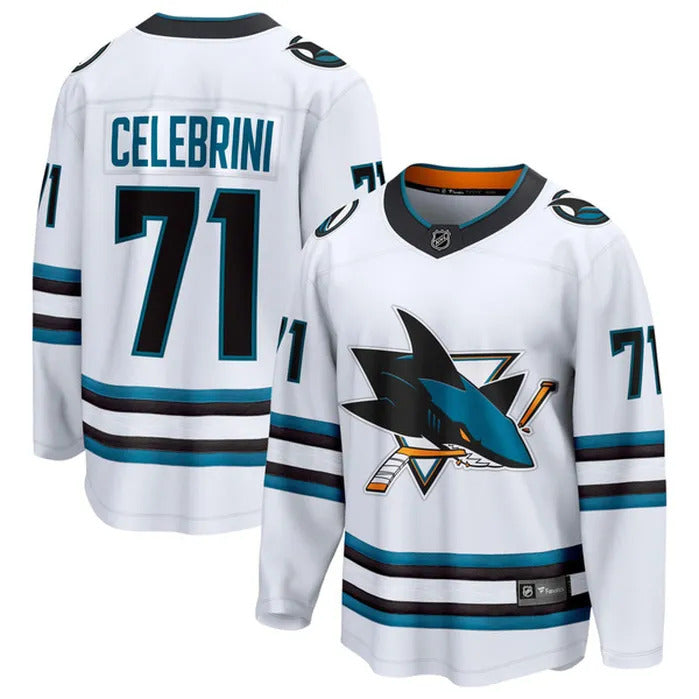 Macklin Celebrini San Jose Sharks Premium Jersey - White