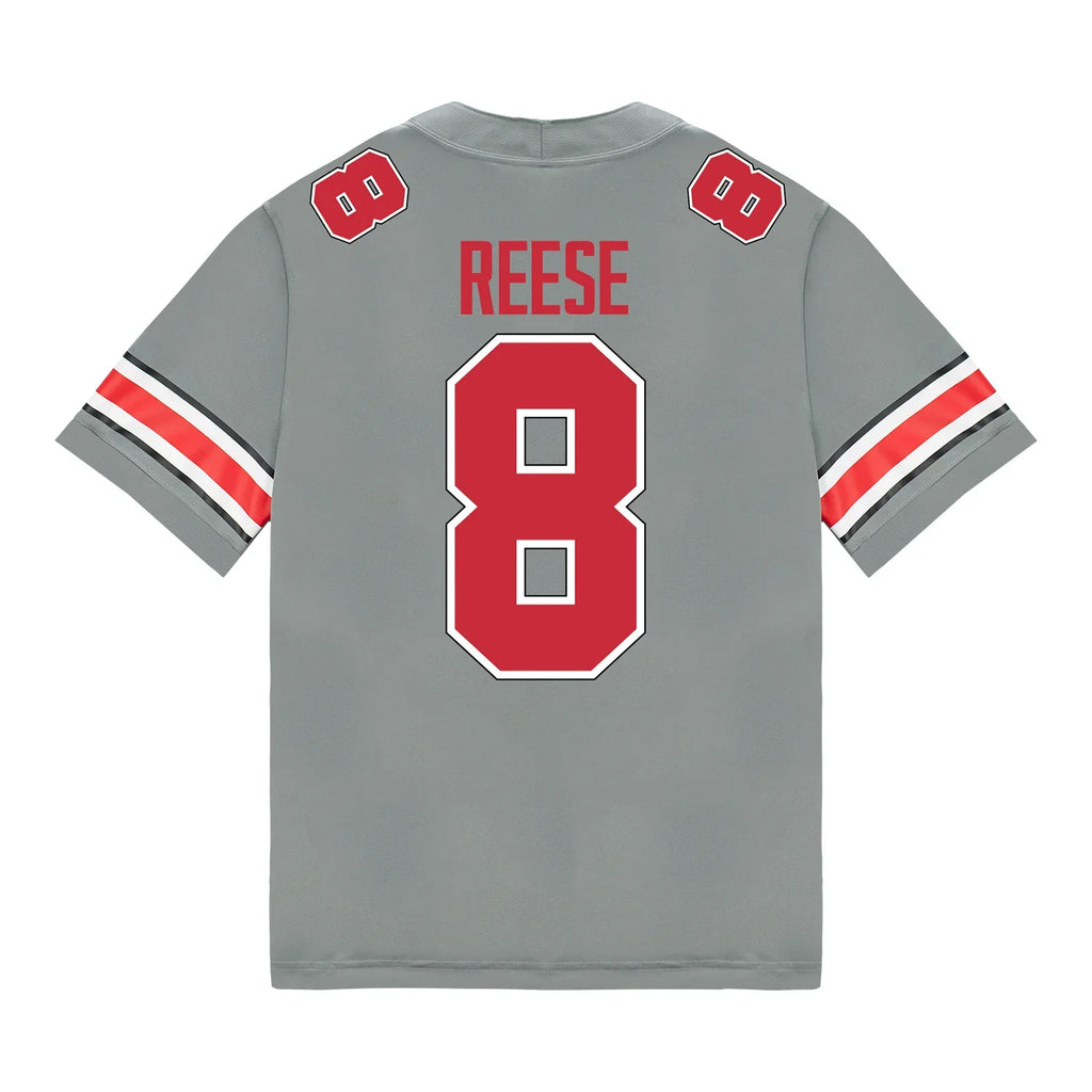 Arvell Reese Ohio State Buckeyes Jersey – Grey