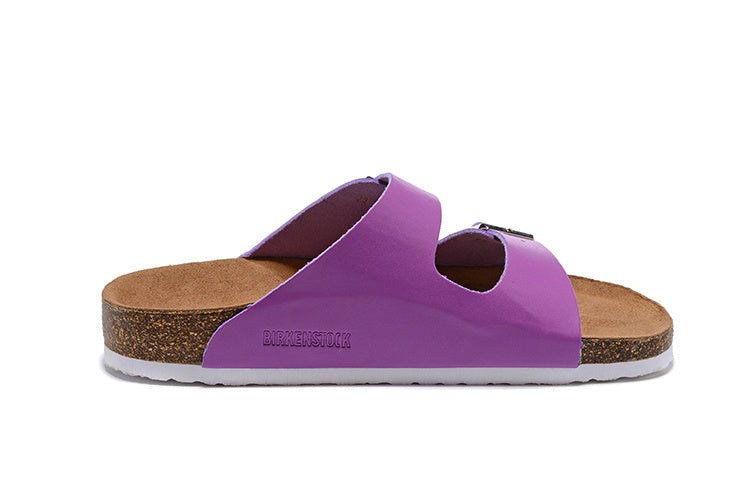 Birkenstock Arizona (Purple Birko-Flor / Synthetic Leather)