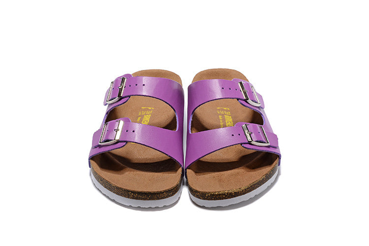 Birkenstock Arizona (Purple Birko-Flor / Synthetic Leather)