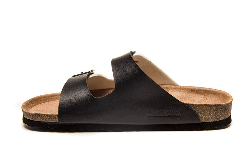 Birkenstock Arizona White & Black Two-Tone