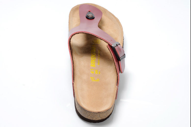 BIRKENSTOCK Gizeh Smooth Leather Bordeaux / Burgundy Red