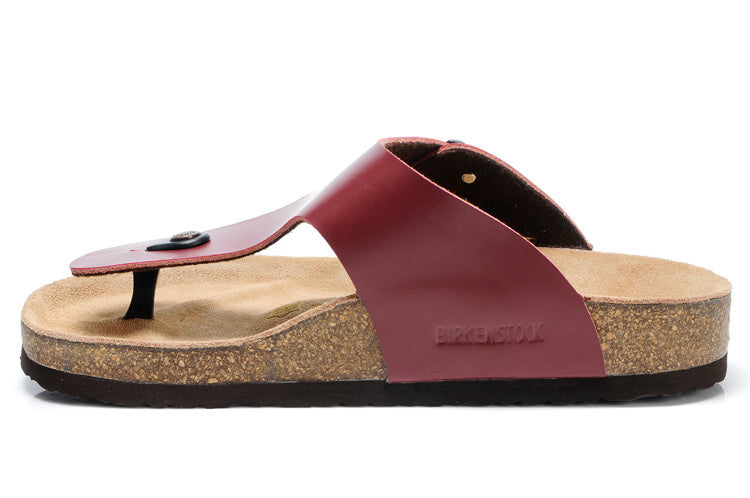 BIRKENSTOCK Gizeh Smooth Leather Bordeaux / Burgundy Red