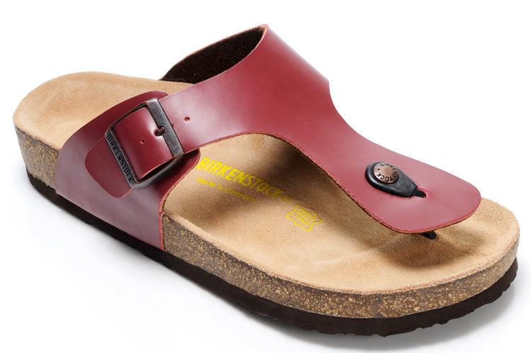 BIRKENSTOCK Gizeh Smooth Leather Bordeaux / Burgundy Red