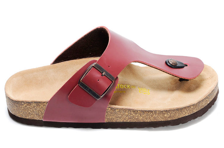 BIRKENSTOCK Gizeh Smooth Leather Bordeaux / Burgundy Red