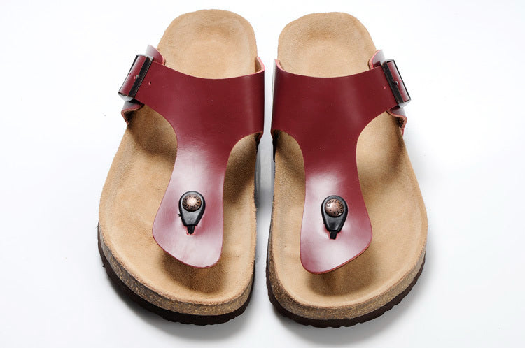 BIRKENSTOCK Gizeh Smooth Leather Bordeaux / Burgundy Red