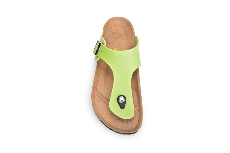 Birkenstock Gizeh Birko-Flor Green
