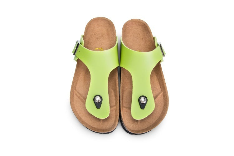 Birkenstock Gizeh Birko-Flor Green