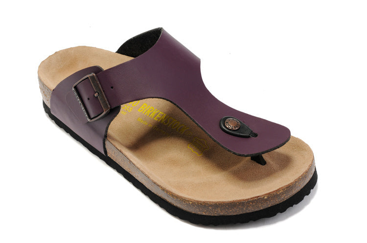 Birkenstock Gizeh Purple Birko-Flor Sandals