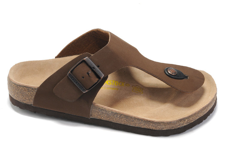Birkenstock Gizeh Mocha Brown Birko-Flor / Nubuck Sandals