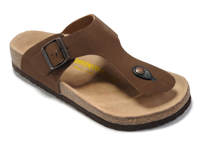 Birkenstock Gizeh Mocha Brown Birko-Flor / Nubuck Sandals