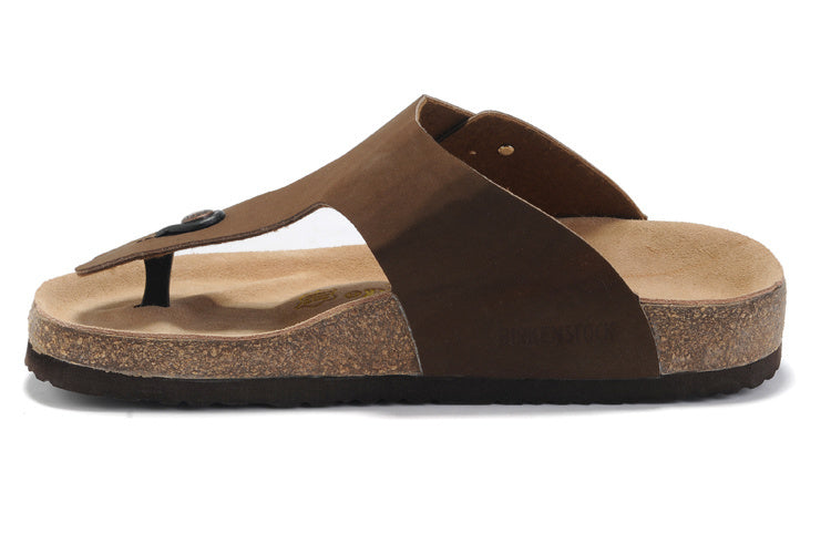 Birkenstock Gizeh Mocha Brown Birko-Flor / Nubuck Sandals