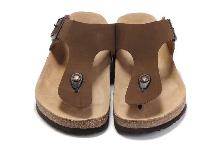Birkenstock Gizeh Mocha Brown Birko-Flor / Nubuck Sandals