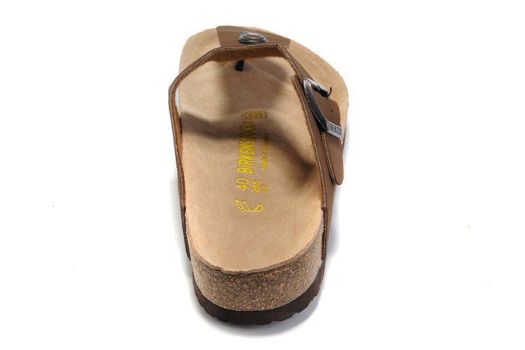 Birkenstock Gizeh Mocha Brown Birko-Flor / Nubuck Sandals