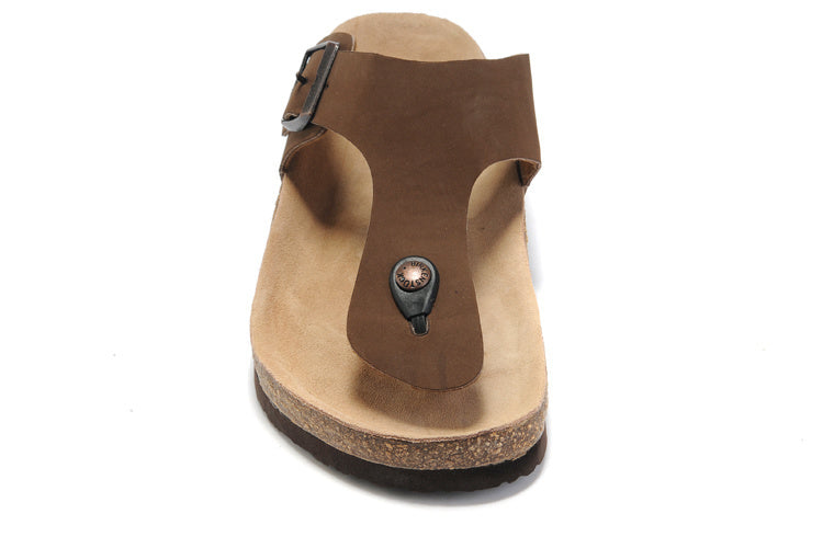 Birkenstock Gizeh Mocha Brown Birko-Flor / Nubuck Sandals