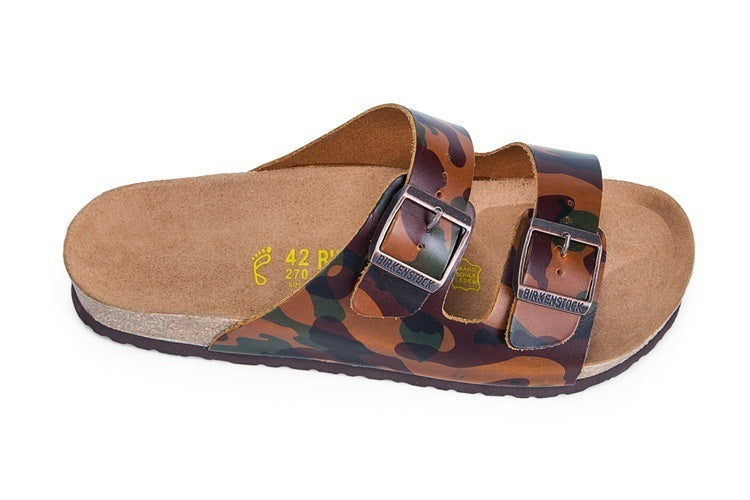 Birkenstock Arizona Camouflage Print Birko-Flor