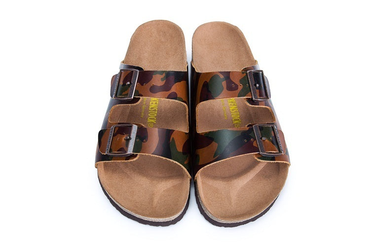Birkenstock Arizona Camouflage Print Birko-Flor