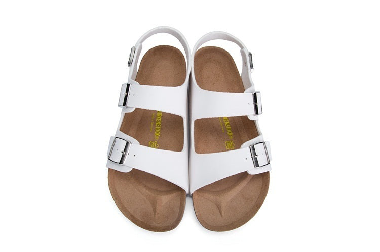 Birkenstock Milano White Birko-Flor