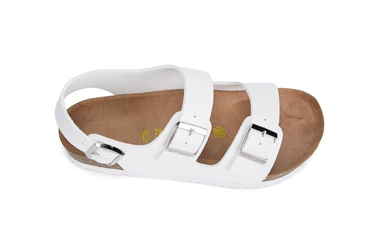 Birkenstock Milano White Birko-Flor