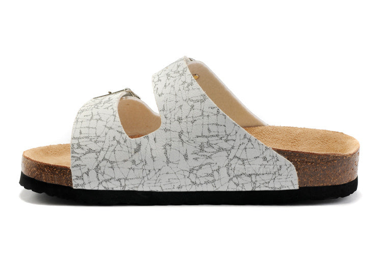 Birkenstock Arizona (Marble Print / White Crackle Birko-Flor)