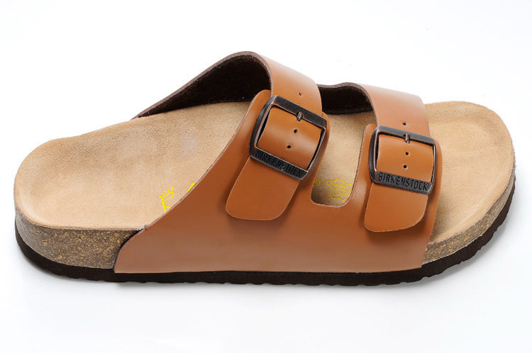 Birkenstock Arizona (Cognac / Tan Birko-Flor / Synthetic Leather)