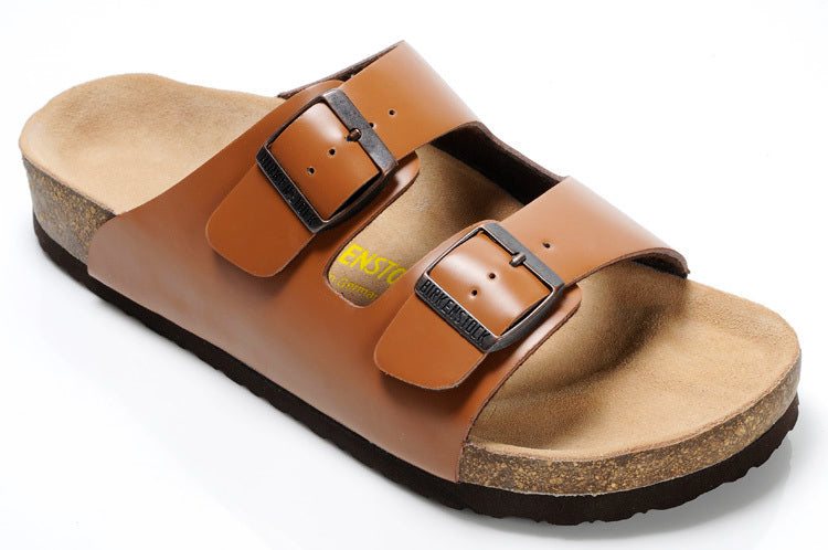 Birkenstock Arizona (Cognac / Tan Birko-Flor / Synthetic Leather)