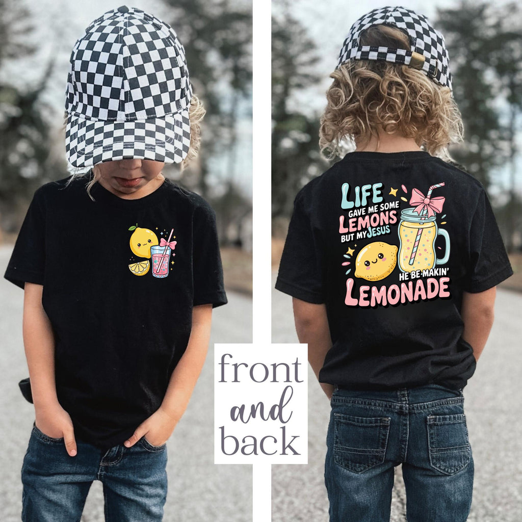 Life Gave Me Lemons Shirt, Cute Lemonade Graphic Shirt, He Be Makin' Lemonade Hoodie Sweatshirt, Faith Quote Youth Crew, Child of God Shirt