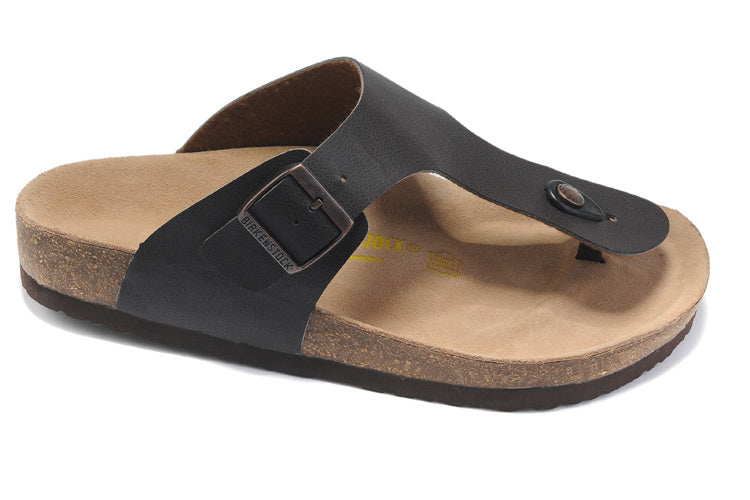 Birkenstock Gizeh Black Birko-Flor Sandals