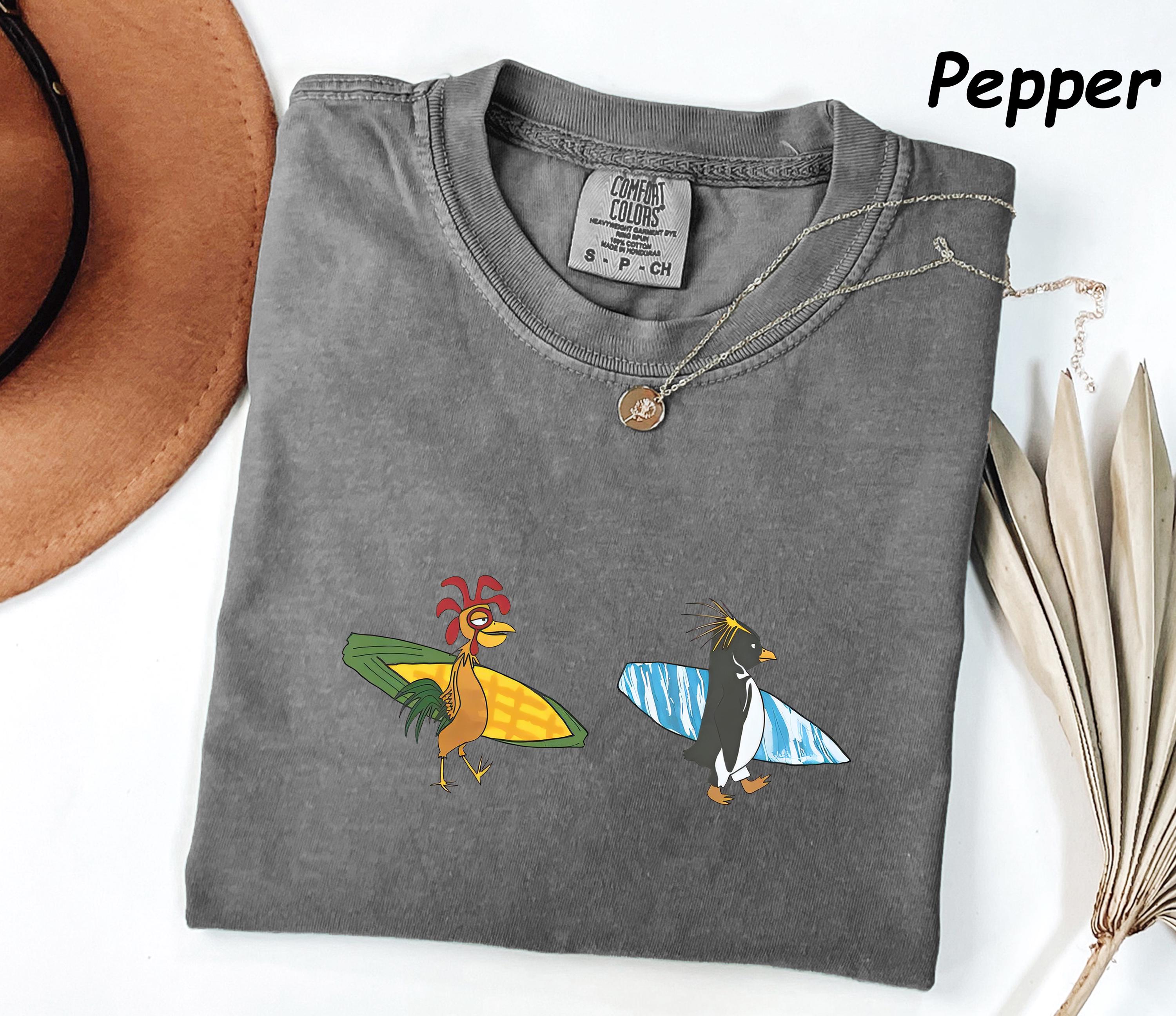Comfort Colors® Cody Maverick And Chicken Joe Shirt, Surf's Up T-shirt, Funny Movie Fans Tee Movie Meme Sweatshirt, Trendy Chicken Joe Top,