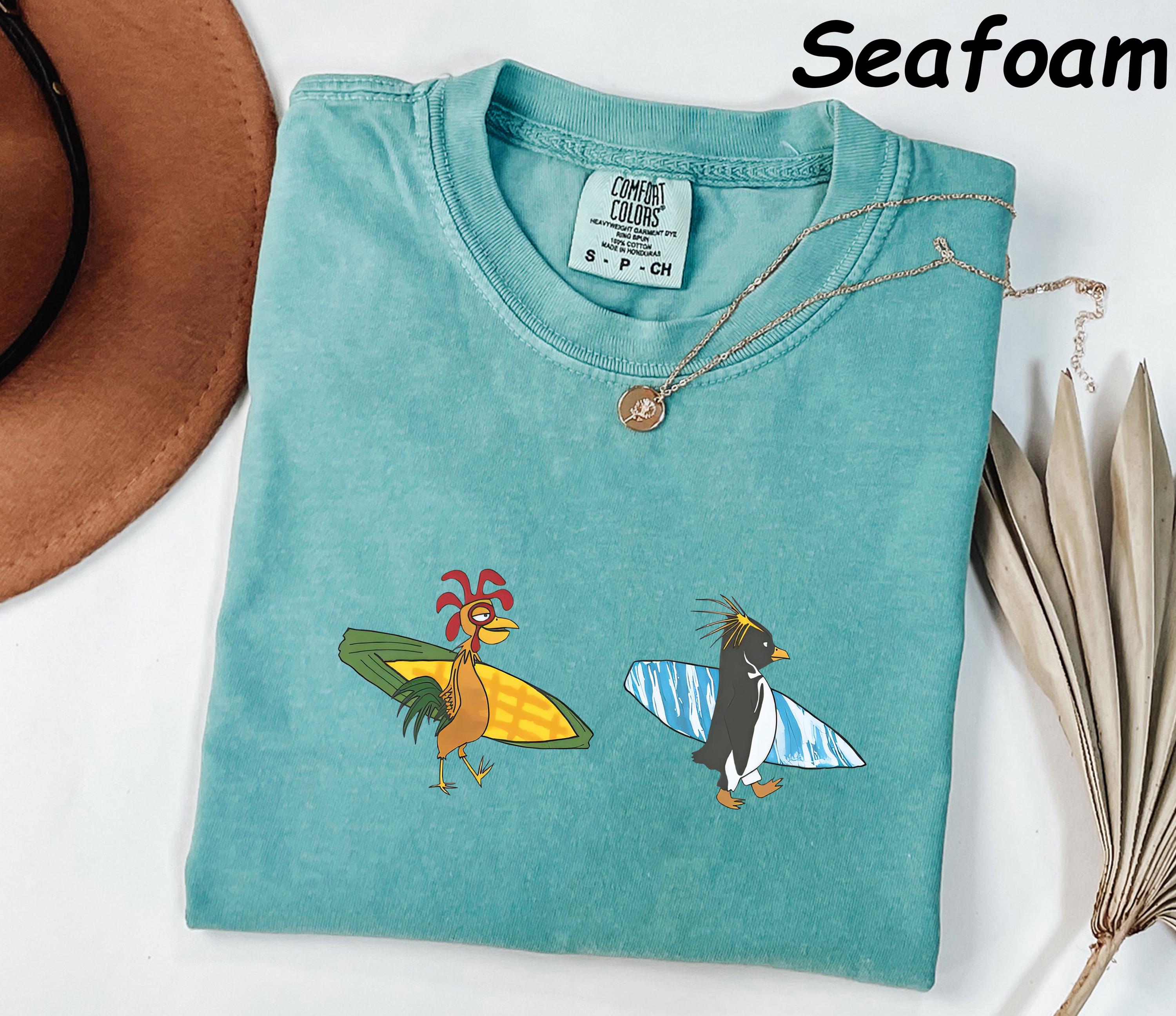 Comfort Colors® Cody Maverick And Chicken Joe Shirt, Surf's Up T-shirt, Funny Movie Fans Tee Movie Meme Sweatshirt, Trendy Chicken Joe Top,