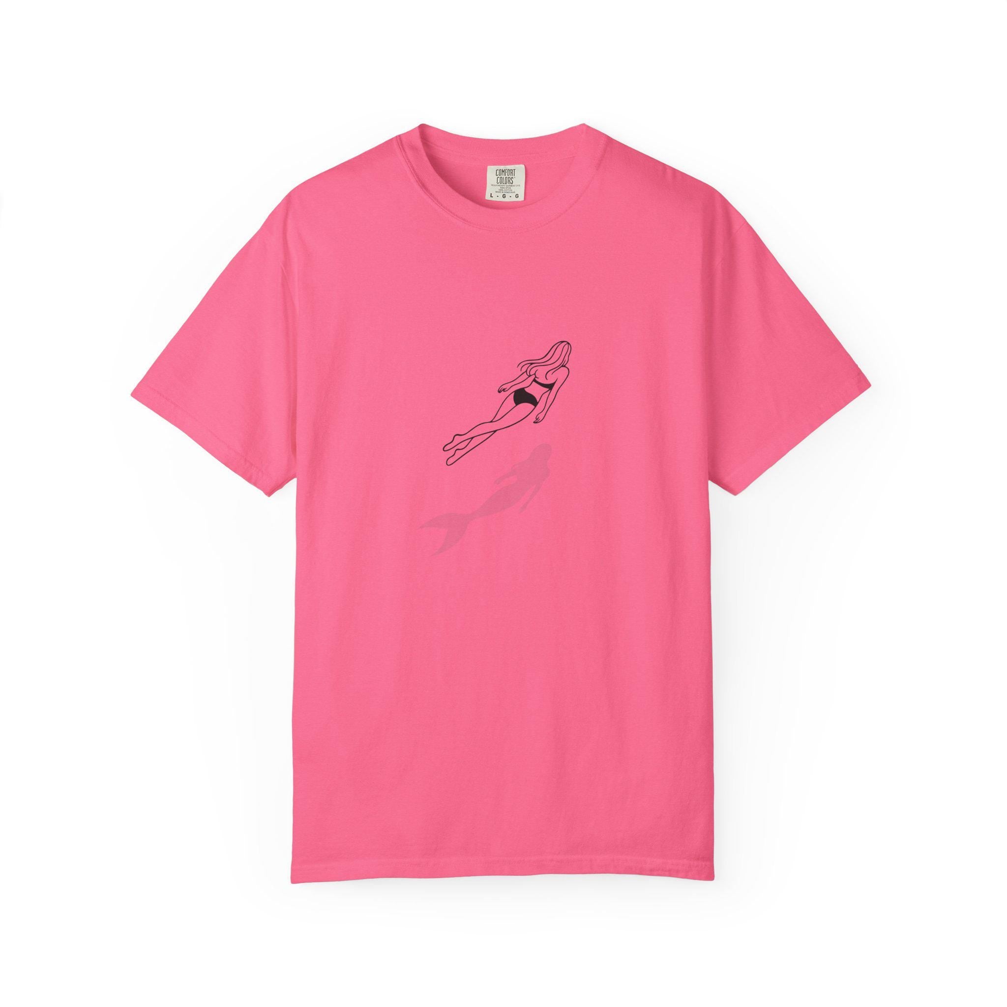 Mermaid Girl T-shirt Ocean Fantasy Graphic Tee Beach Sweatshirt Summer Love Illustration