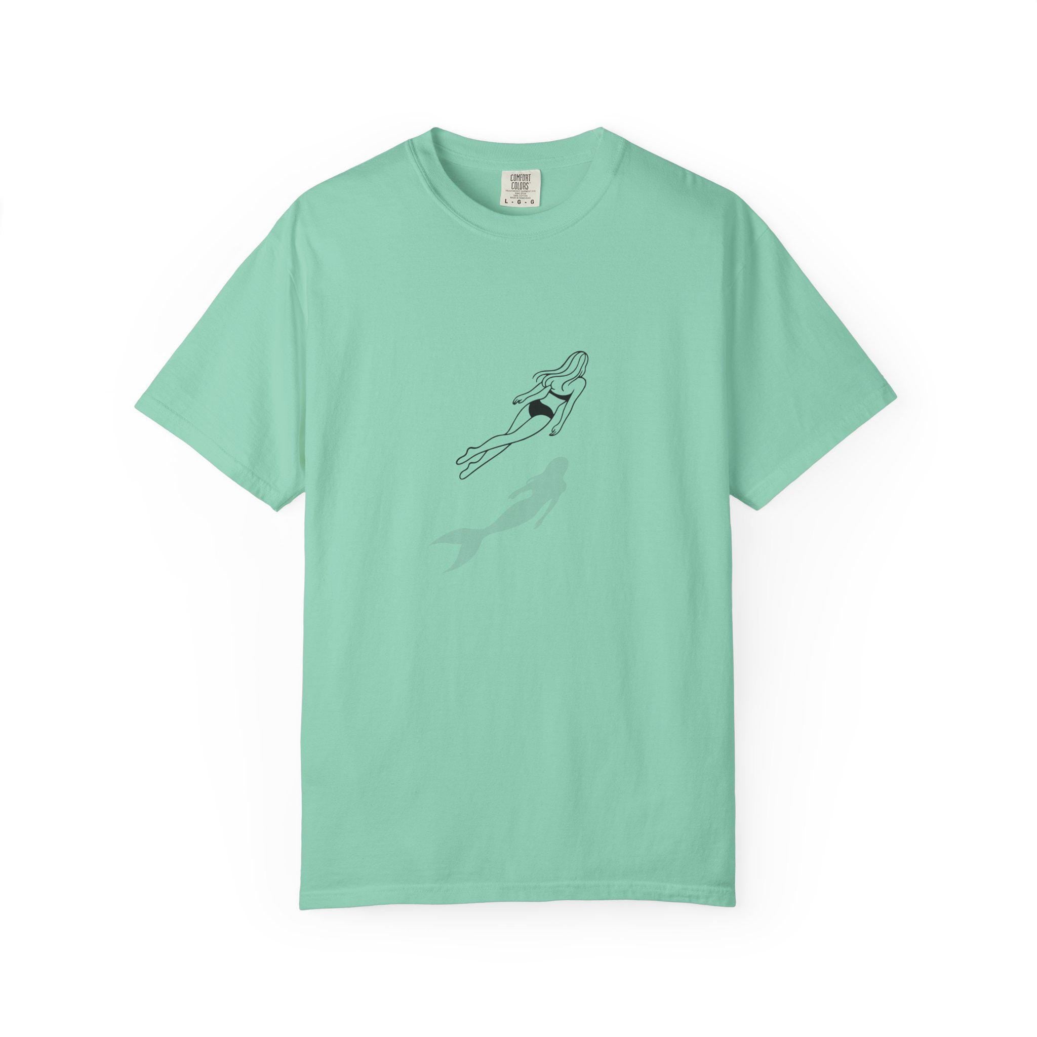 Mermaid Girl T-shirt Ocean Fantasy Graphic Tee Beach Sweatshirt Summer Love Illustration