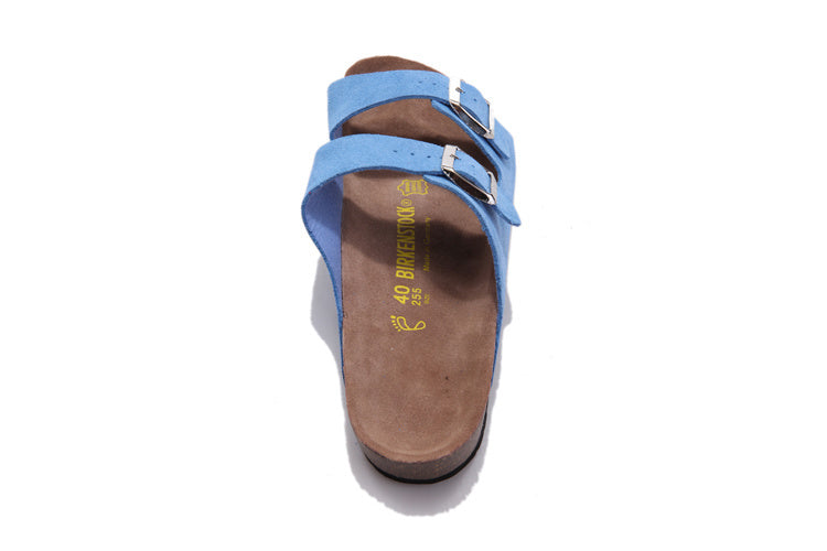 Birkenstock Arizona (Light Blue / Sky Blue Suede)