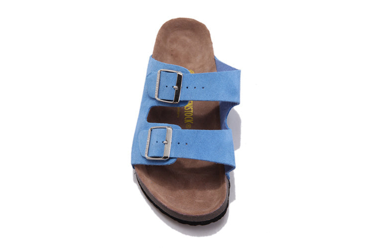Birkenstock Arizona (Light Blue / Sky Blue Suede)