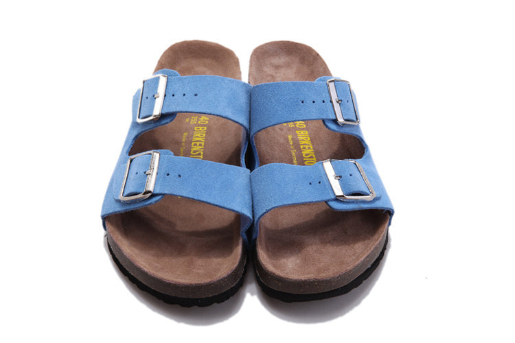 Birkenstock Arizona (Light Blue / Sky Blue Suede)