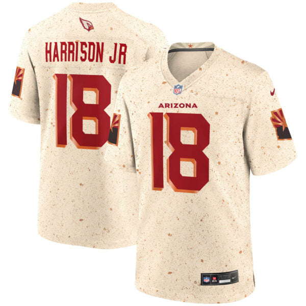 Marvin Harrison Jr Arizona Cardinals 2025 Rivalries Collection Jersey - Natural