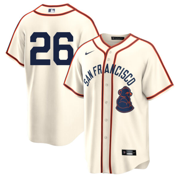Matt Chapman San Francisco Giants 2024 Rickwood Jersey - Cream