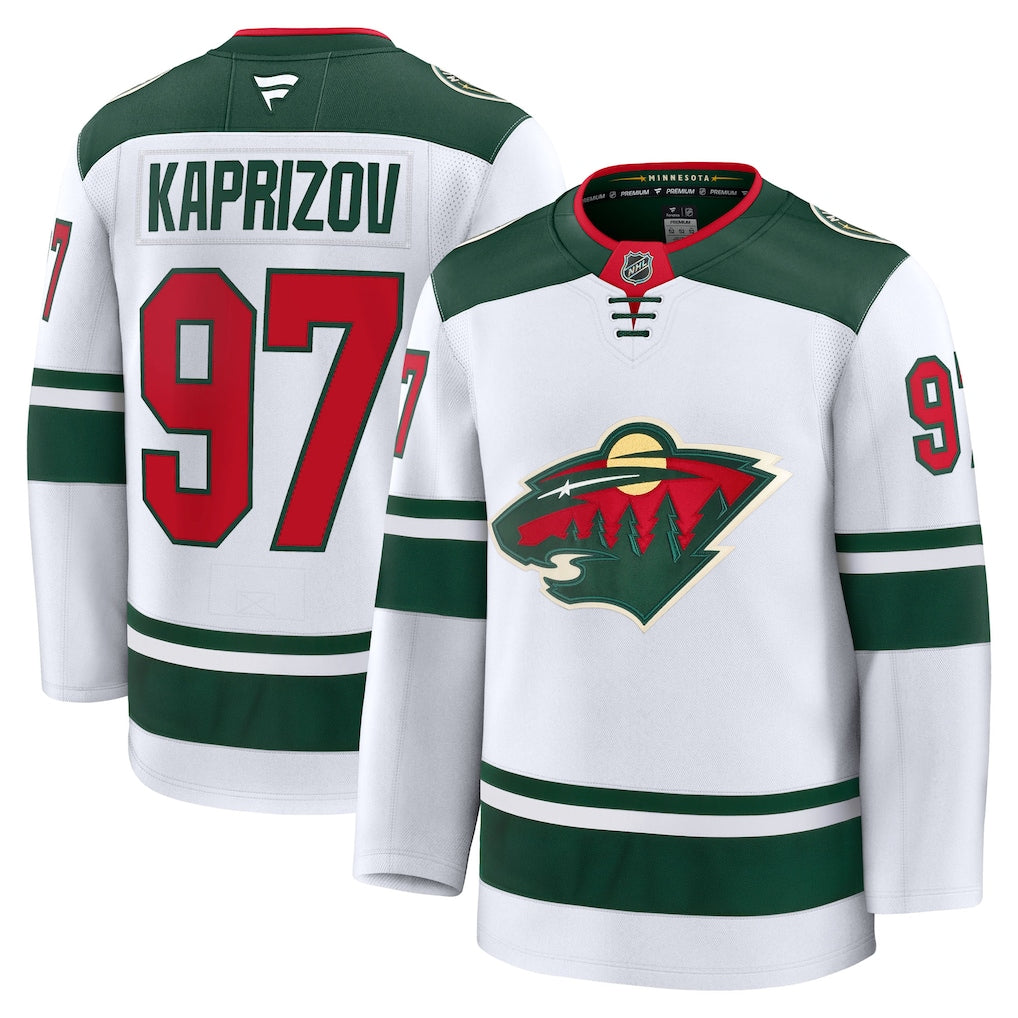 Kirill Kaprizov Minnesota Wild Away Premium Jersey - White