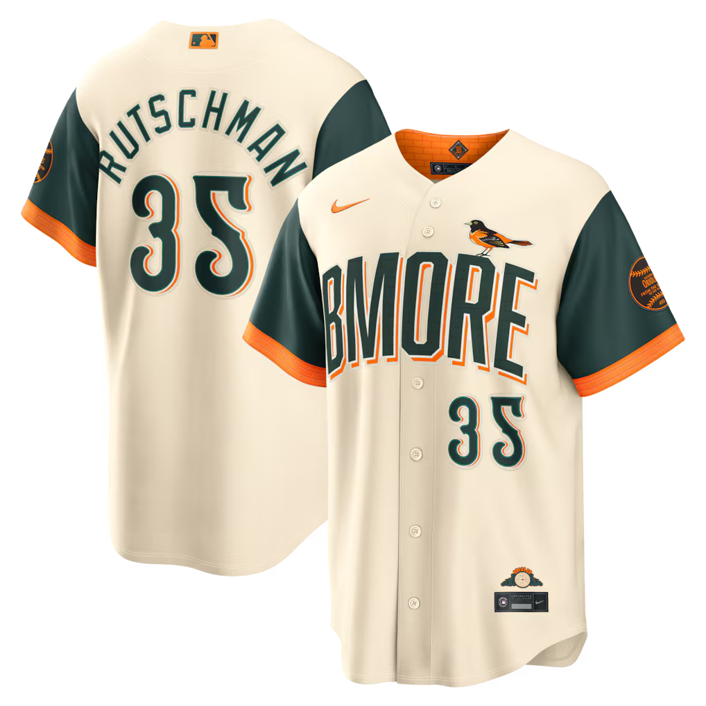 Adley Rutschman Baltimore Orioles 2026 City Connect Stadium Jersey - Natural