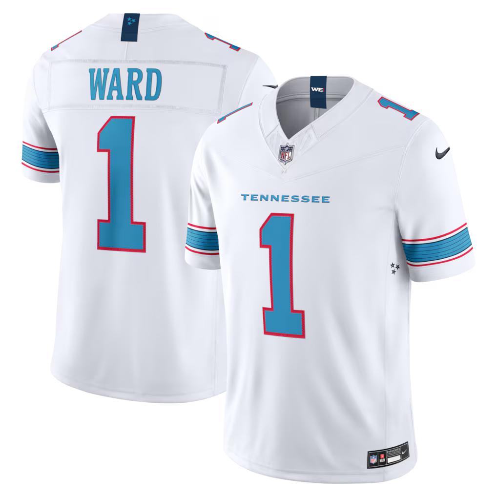 Cameron Ward Tennessee Titans Jersey - White