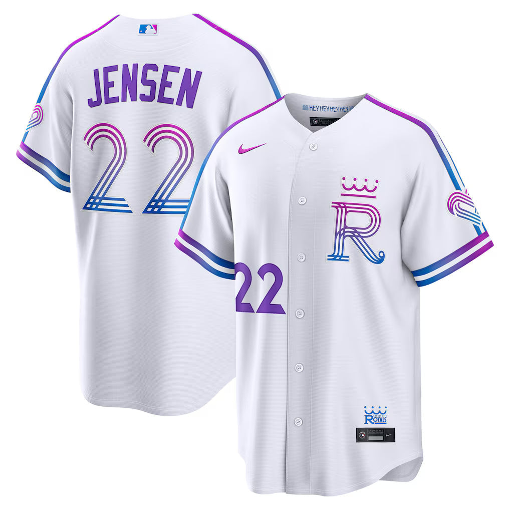 Carter Jensen Kansas City Royals 2026 City Connect Stadium Jersey - White