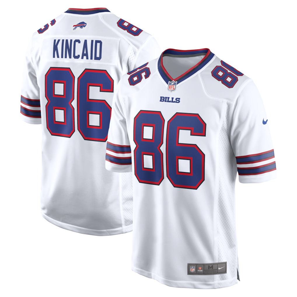 Dalton Kincaid Buffalo Bills Jersey - White