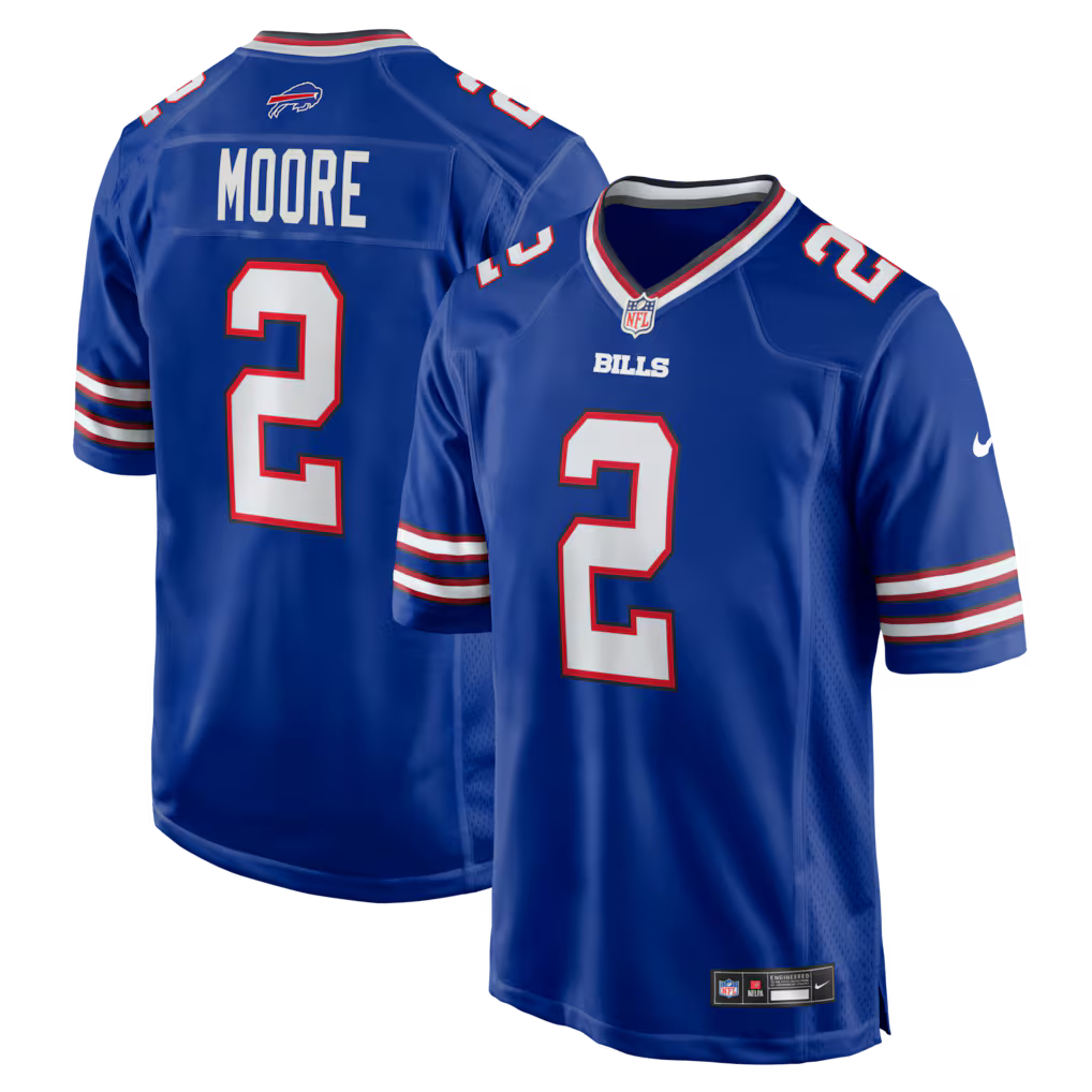 DJ Moore Buffalo Bills Jersey - Royal Blue