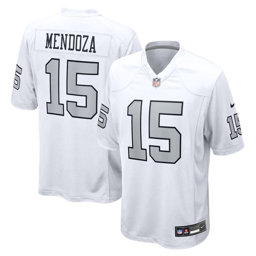 Fernando Mendoza Las Vegas Raiders Alternate  Jersey - White