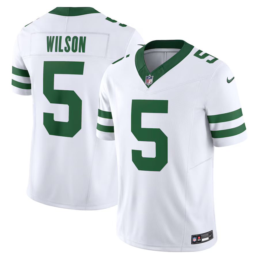 Garrett Wilson New York Jets Jersey - Legacy White