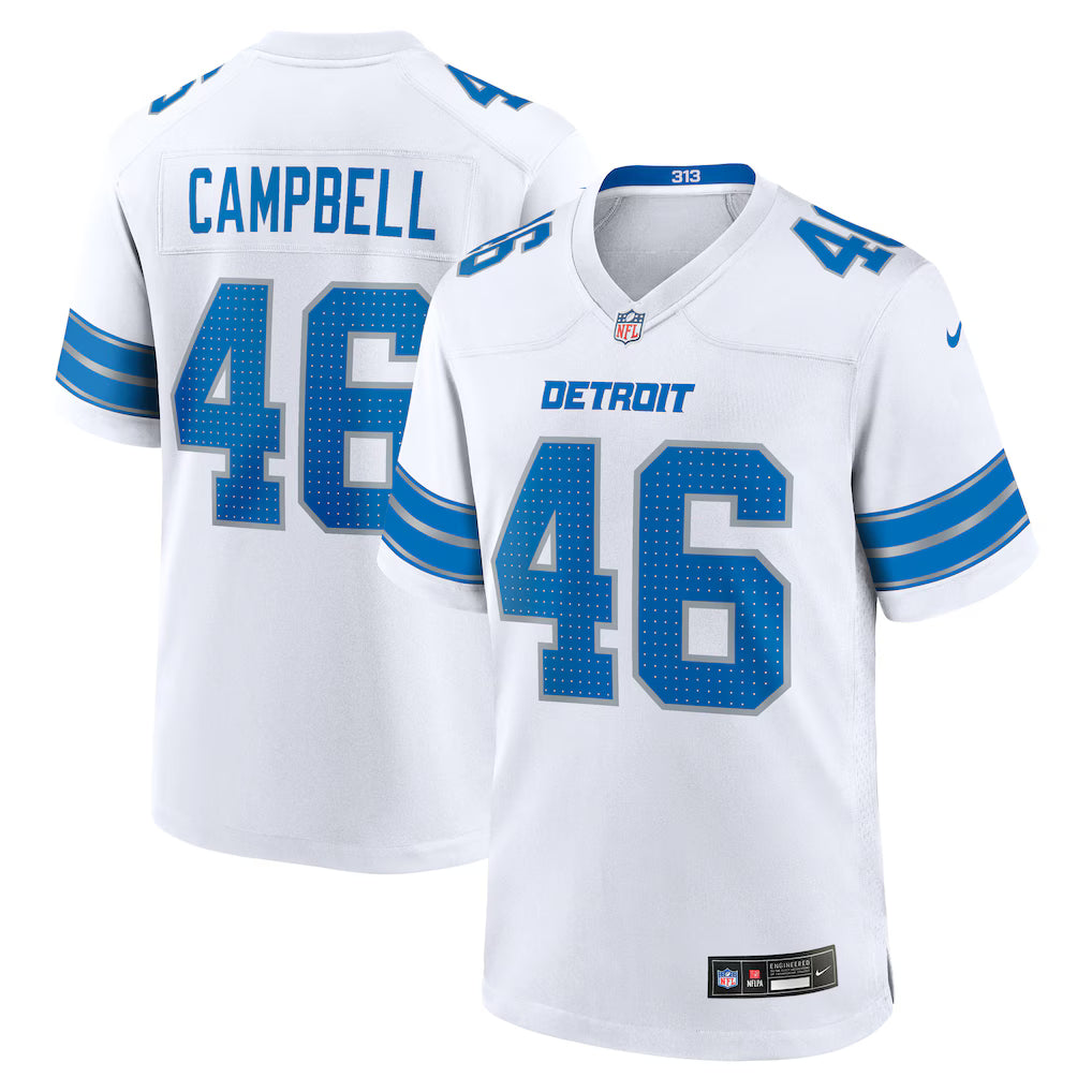 Jack Campbell Detroit Lions Jersey - Blue
