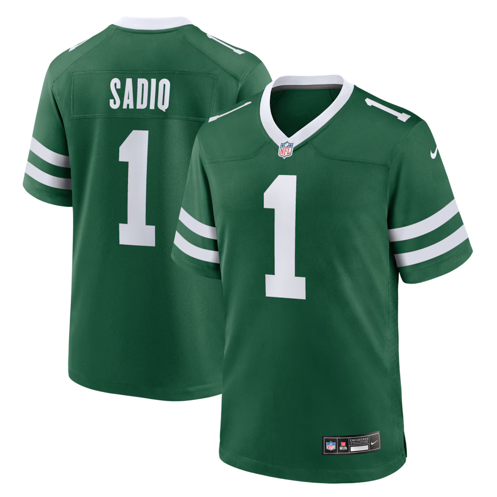 Kenyon Sadiq New York Jets 2026 NFL Draft First Round Pick No. 16 Jersey - Legacy Green