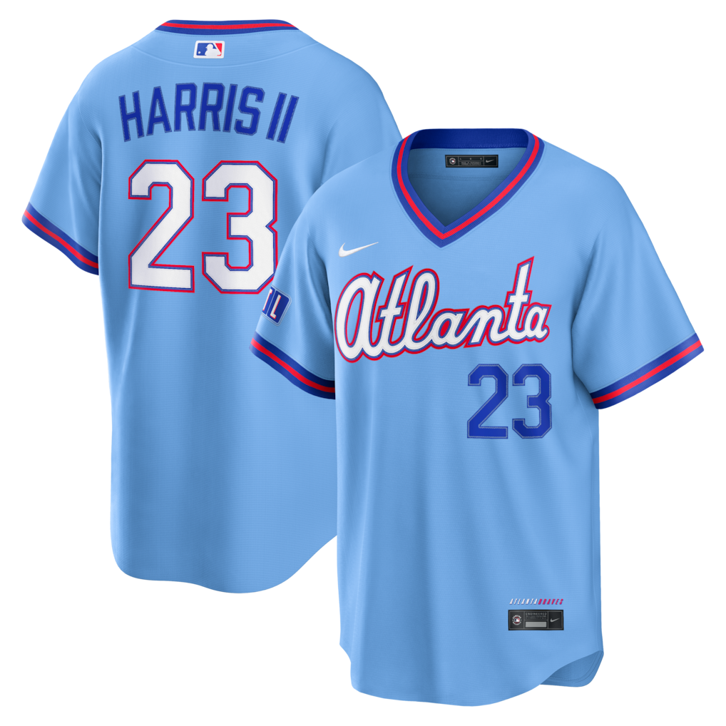 Michael Harris II Atlanta Braves 2026 City Connect Stadium Jersey - Powder Blue