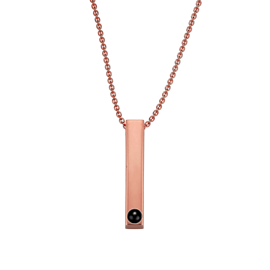 Pendentif Homme – Barre à Projection Photo Personnalisée
