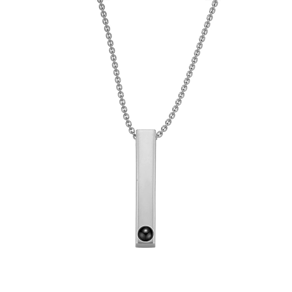 Pendentif Homme – Barre à Projection Photo Personnalisée
